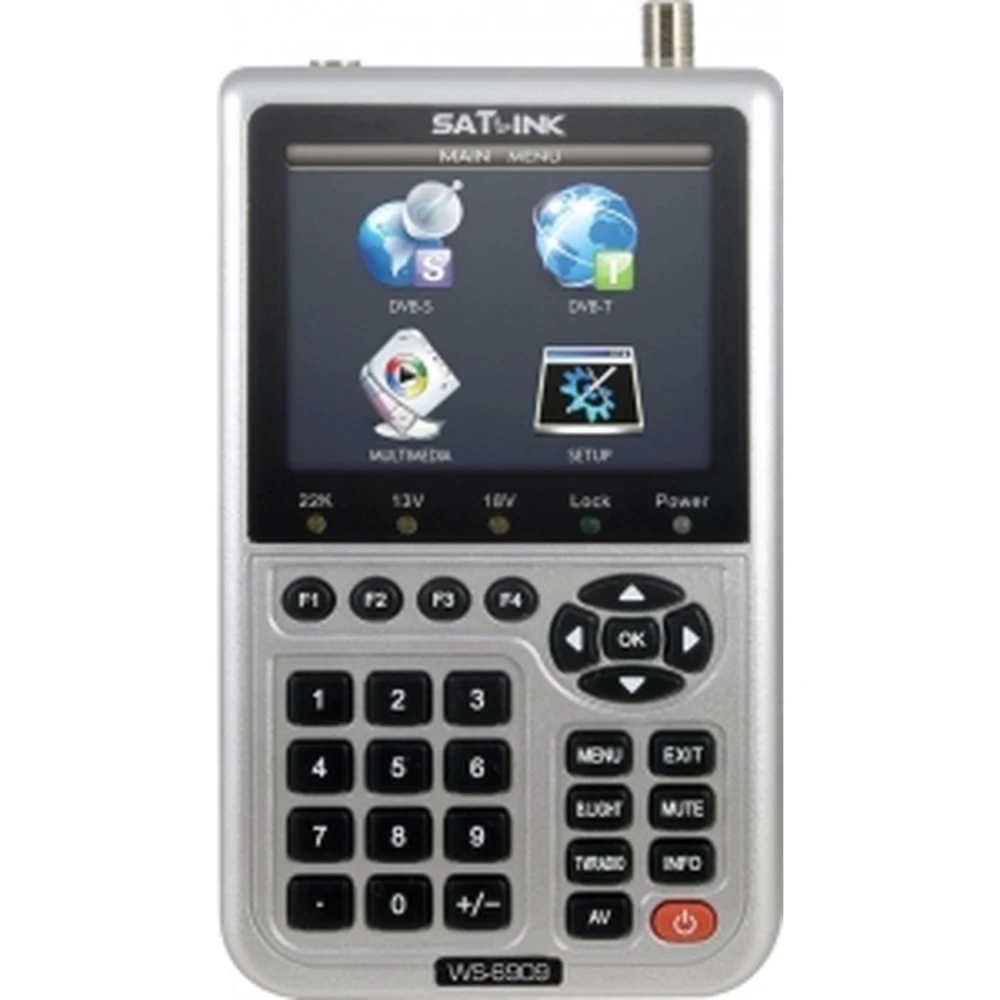 Miernik analizator TV cyfrowej Satlink WS-6909 DVB-T i DVB-S