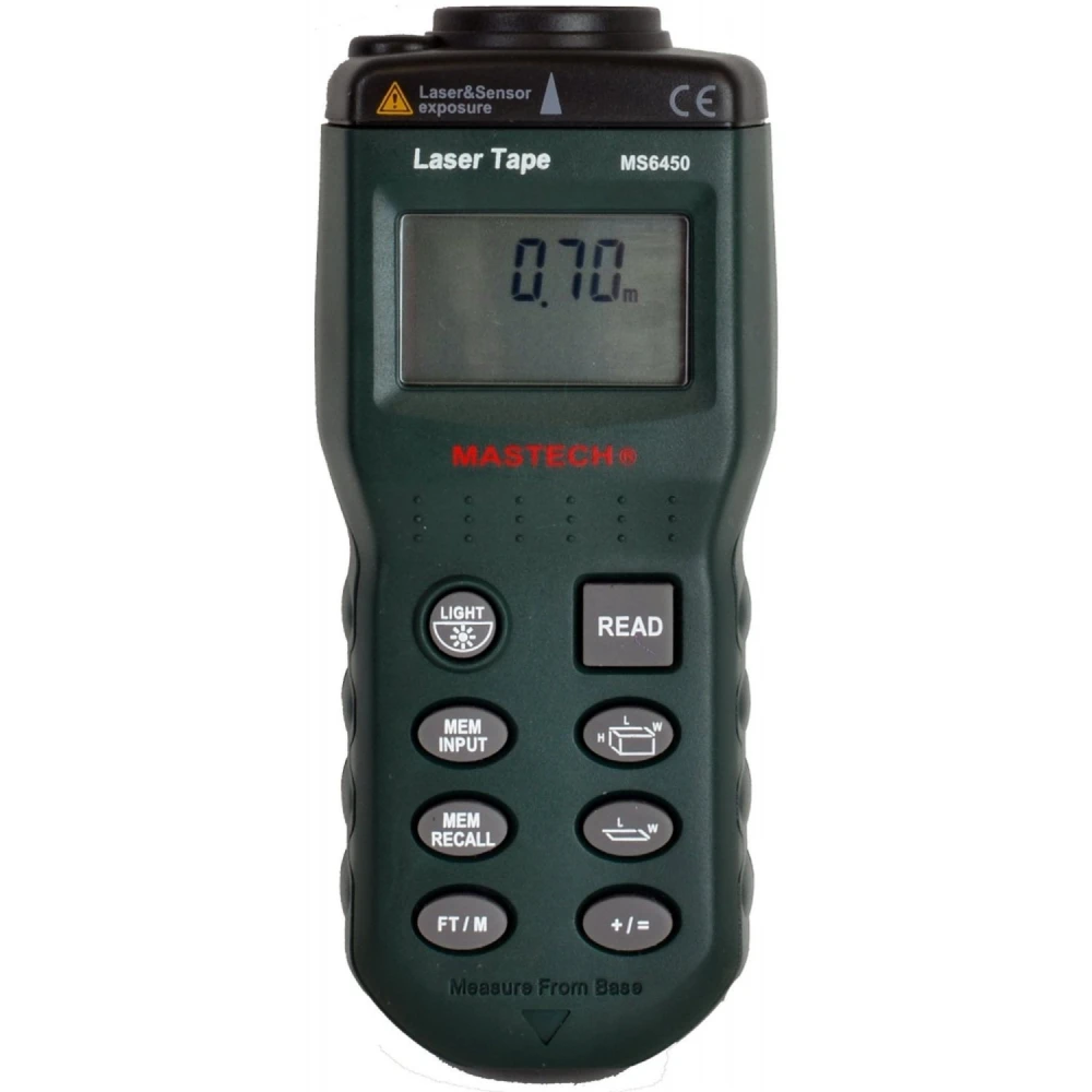 Ultradźwiękowy miernik odległości Mastech MS6450 z laserem