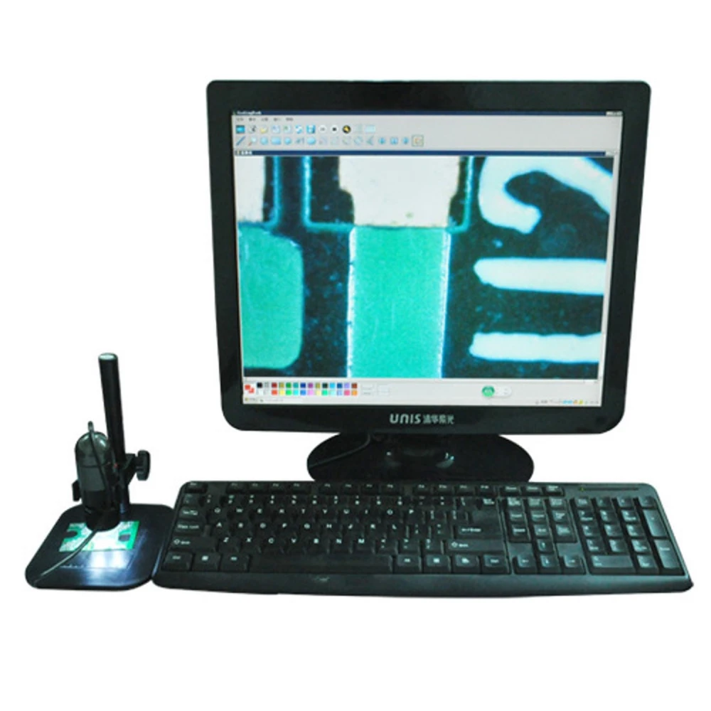 Microscopio USB 2 Megapixels HD 200X con conexión USB y alta definición