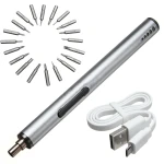 Mini elektryczny wkrętak bezprzewodowy USB 3 LED multifunkcyjny 22w1
