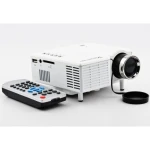 Mini projektor 1080p UC28+ z AV, USB, SD Card, VGA i HDMI