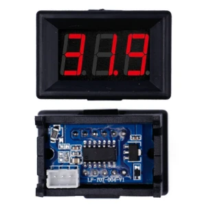 Mini woltomierz cyfrowy 3,5V - 30V LED do baterii, do zabudowy