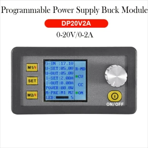 Hongshengfeng Wysokoprecyzyjny programowalny moduł zasilania DP20V2A z LCD