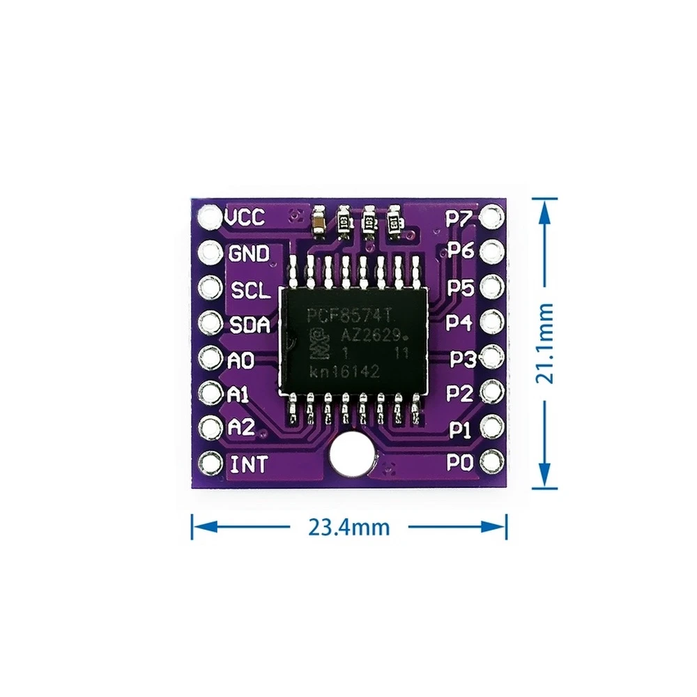 Moduł I2C PCF8574T do Arduino - rozszerzenie portów I/O