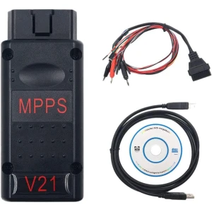 MPPS V21 ECU programator chipów Main + Tricore + Multiboot z kablem