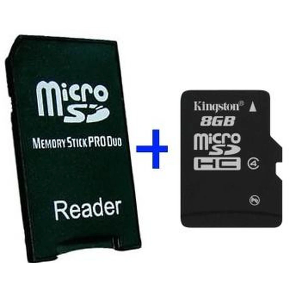 MS Pro Duo Adapter MicroSD 16GB – adapter i karta MicroSD do PSP
