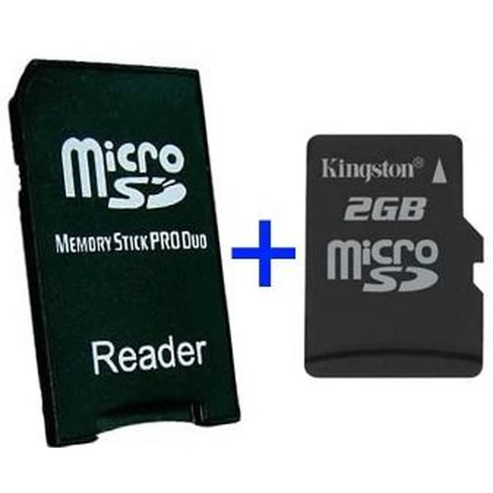 MS Pro Duo Adapter + MicroSD 2GB kompatybilny z Sony PSP