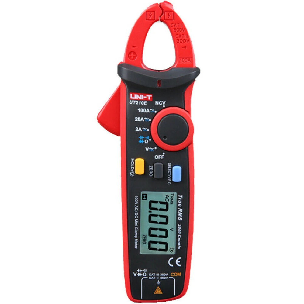 Multimetr cyfrowy UNI-T UT210E mini cęgi pomiarowe AC/DC RMS