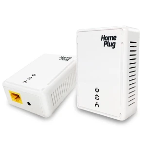 Zestaw 2 PLC Ethernet 500Mbps do internetu przez sieć elektryczną