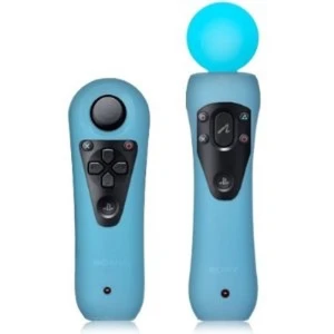 satkit Zestaw 2 silikonowych etui do padów Playstation Move PS3 w różnych kolorach