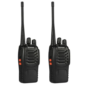 Zestaw 2 krótkofalówek Baofeng BF-888S UHF 5W z zestawem słuchawkowym