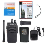 Zestaw 2 krótkofalówek Baofeng BF-888S UHF 5W z zestawem słuchawkowym