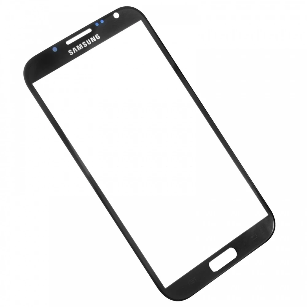 Szklany ekran Samsung Galaxy Note 2 N7100 czarny - część zamienna