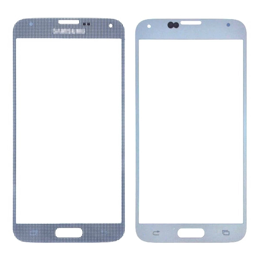 Szklany ekran Samsung Galaxy S5 biały - oryginalna, nowa część