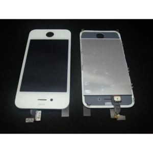 Biały ekran iPhone 4S + panel dotykowy i szkło, gotowy do montażu