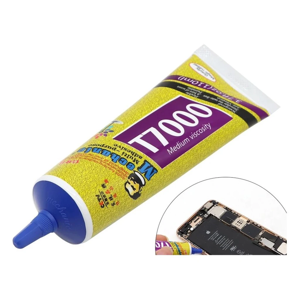 Klej uniwersalny Mechanic T-7000 czarny 50ml do naprawy ekranów