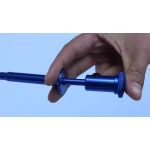 Herramienta de garra magnética flexible con luz LED para recoger tornillos y piezas pequeñas