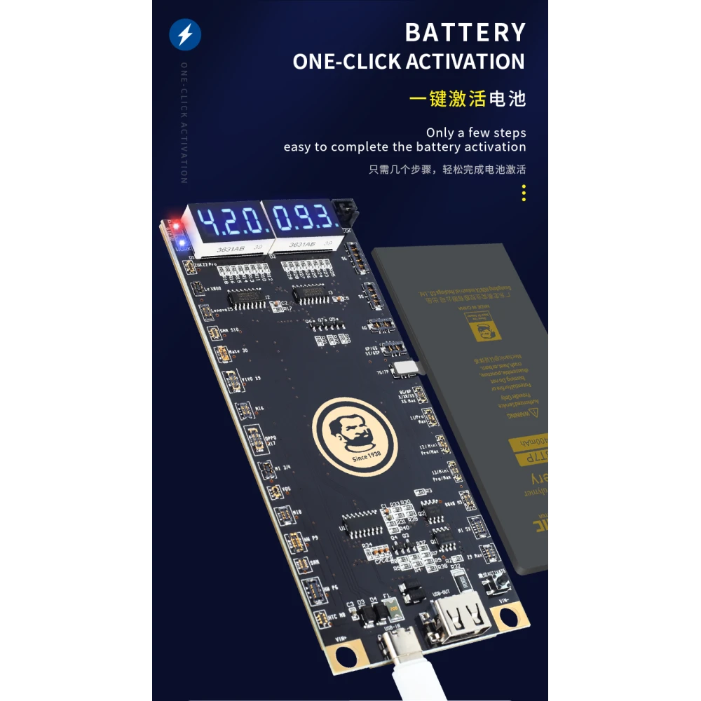 Płytka aktywacji baterii Mechanic BA27 do iPhone i Android