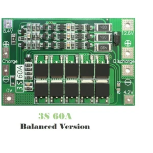 Płytka ochronna PCB 3S 60A z balansem do baterii litowej