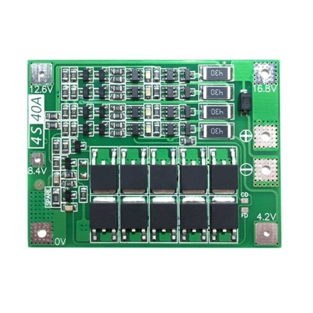 Płytka zabezpieczająca PCB 4S 40A do baterii litowej