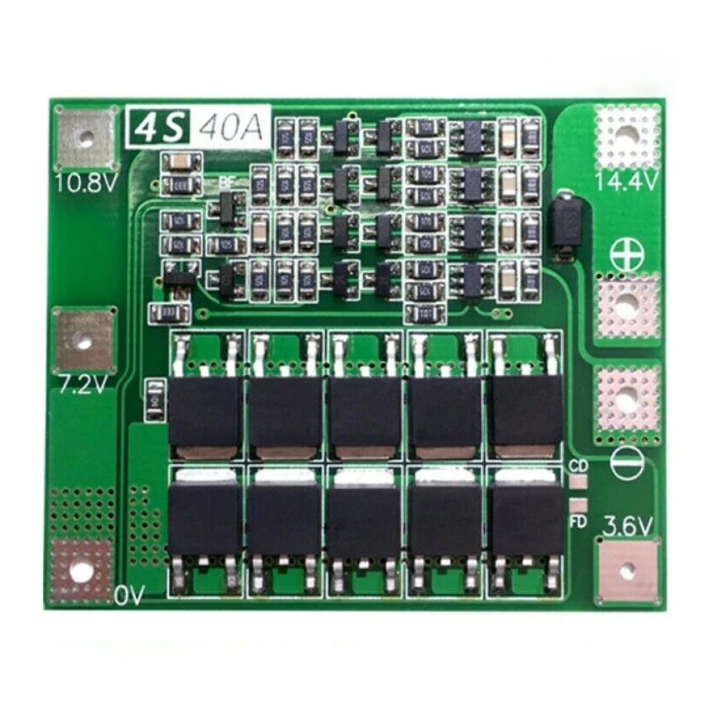 Płytka ochronna PCB 4S 40A do baterii litowej, wersja ulepszona
