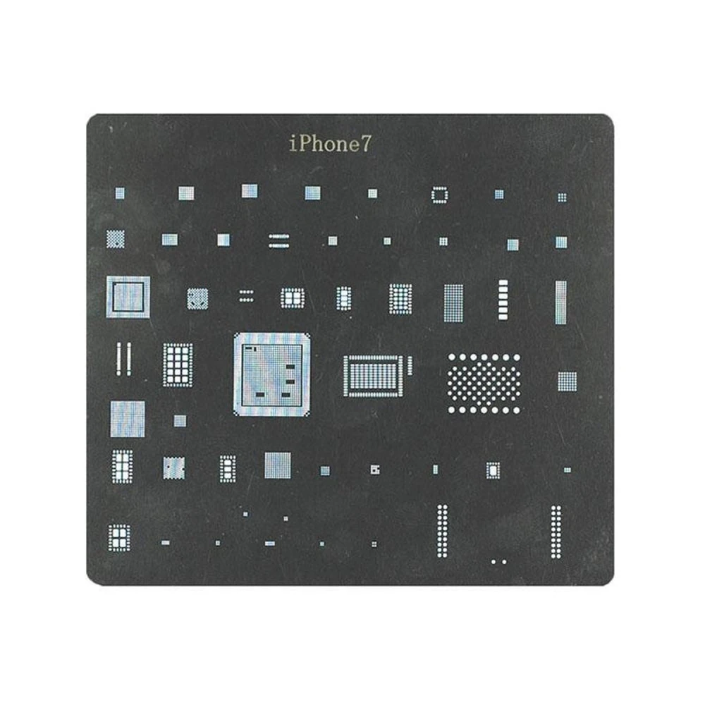 Płyta stencil IC iPhone 7 - szablon reballing BGA do precyzyjnej naprawy