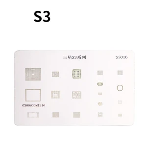 Płyta stencil IC Samsung S3 do naprawy i precyzyjnego lutowania BGA