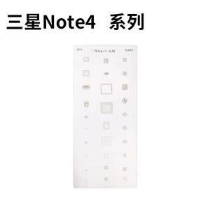 Szablon stencil Samsung Note 4 do reballingu IC - profesjonalne narzędzie Mlink