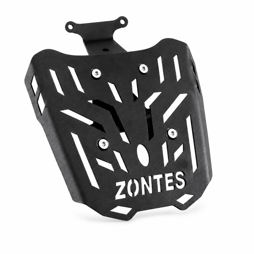 Tylny Bagażnik Zontes 150X / 125X — Stalowy Stelaż 4 mm, Czarny