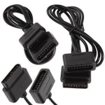 Przedłużacz do padów SNES czarny - kabel do Super Nintendo