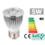 Reflektor LED E27 5W ciepła barwa 3300K - wydajne, ciepłe oświetlenie