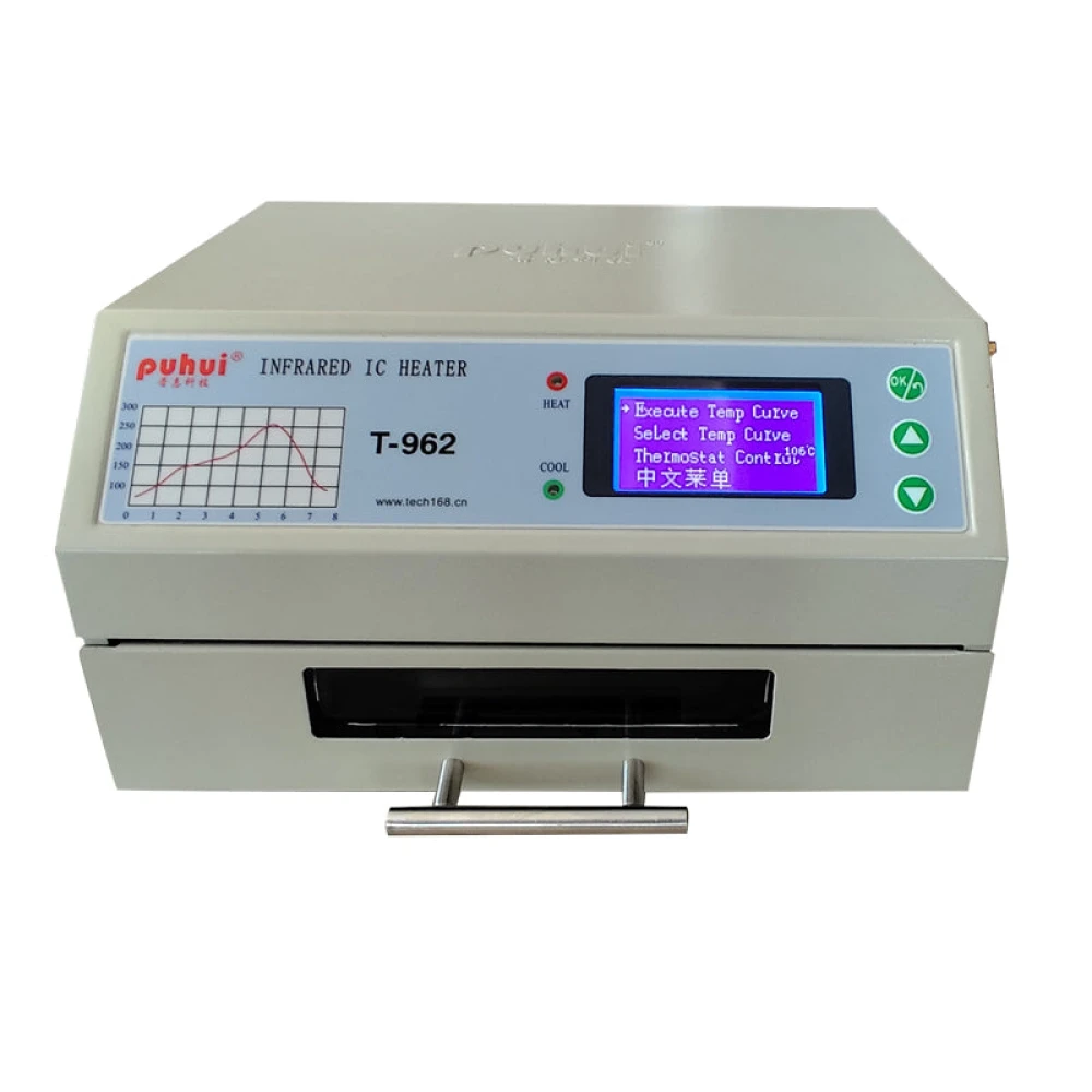 Puhui T-962 V2.0 piec do reflow do lutowania PCB i SMD BGA