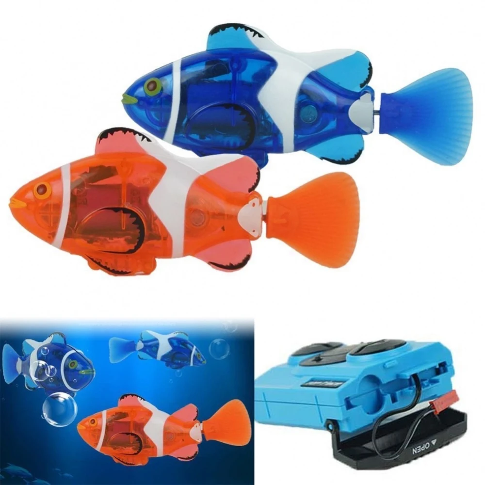 RC Mini Clown Fish: elektryczna rybka-klaun z pilotem na podczerwień