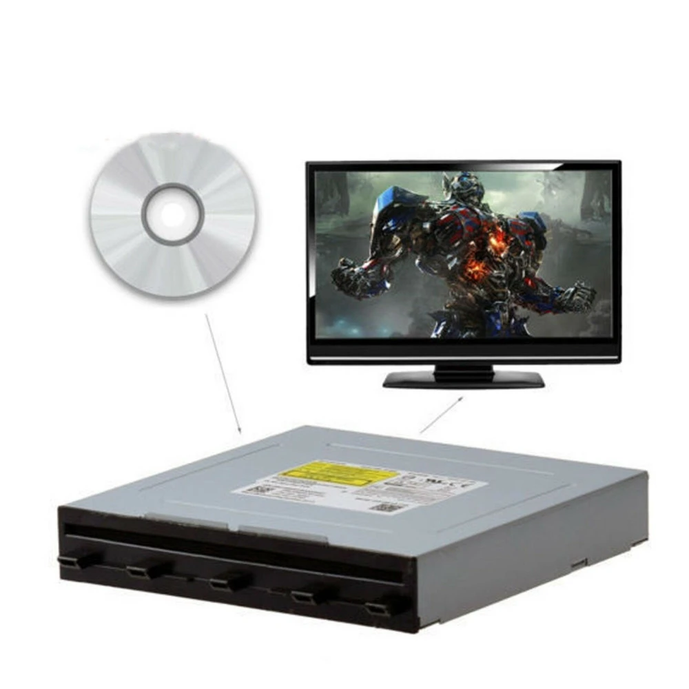 Vista lateral de la unidad Blu-Ray Xbox One DG-6M1S B150 Laser Lite-On
