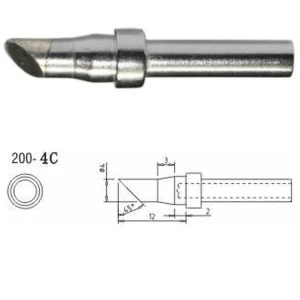 Aoyue Wymienna końcówka lutownicza Mlink S4 MOD 200-4C kompatybilna z Quick 203h i Atten at150d