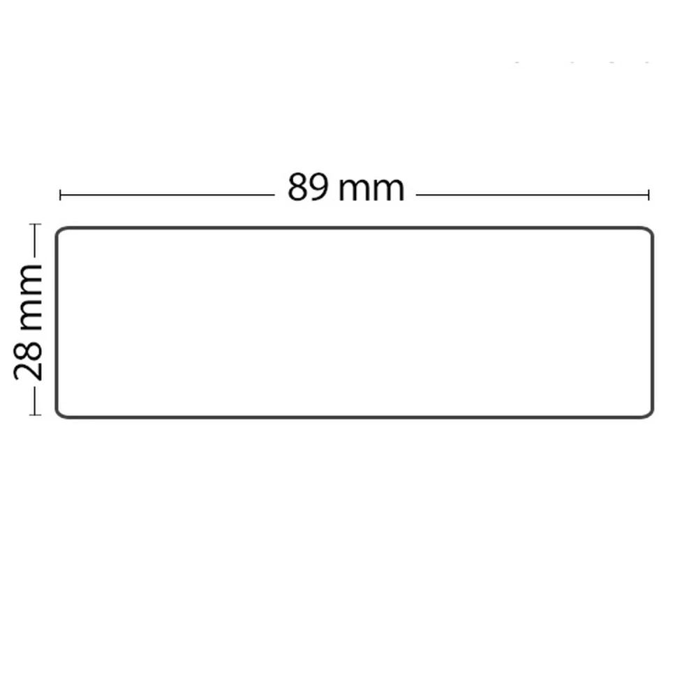 Rolka 130 etykiet samoprzylepnych kompatybilna Dymo 99010 89mm x 28mm