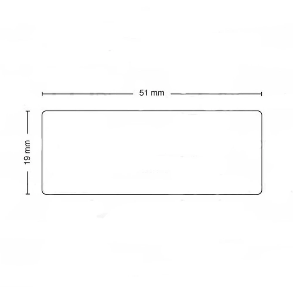 Rolka 500 samoprzylepnych etykiet kompatybilnych Dymo 11355 19mm x 51mm
