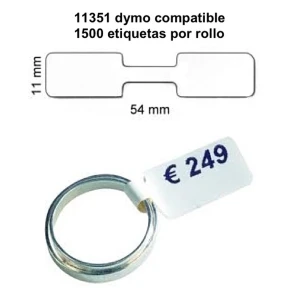 Etykiety samoprzylepne kompatybilne Dymo 11351 - 1500 szt. 54x11mm