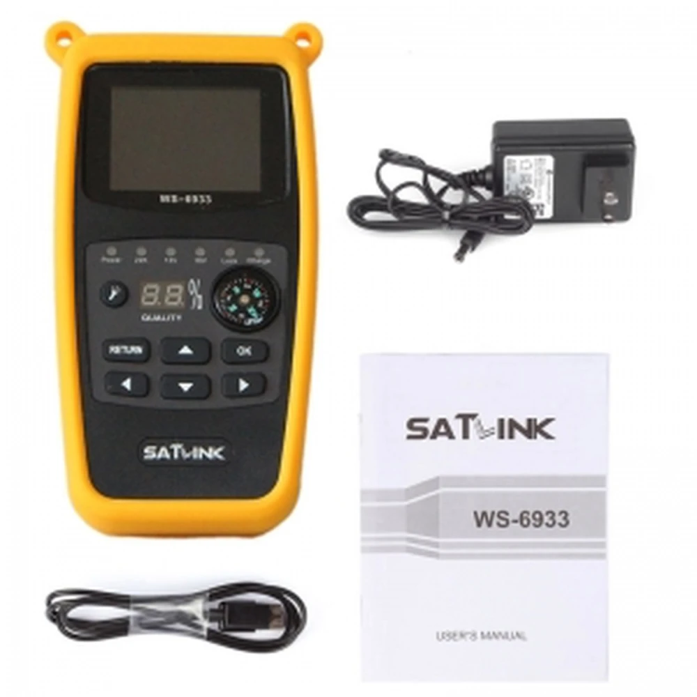 Satlink WS-6933 miernik sygnału satelitarnego Ultra-Fast HD DVB-S + DVB-S2