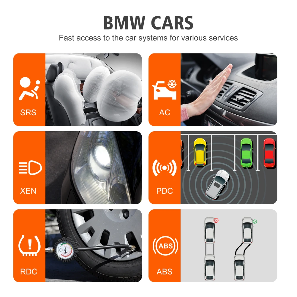 Tester diagnostyczny BMW Konnwei KW480 - OBD2 do BMW