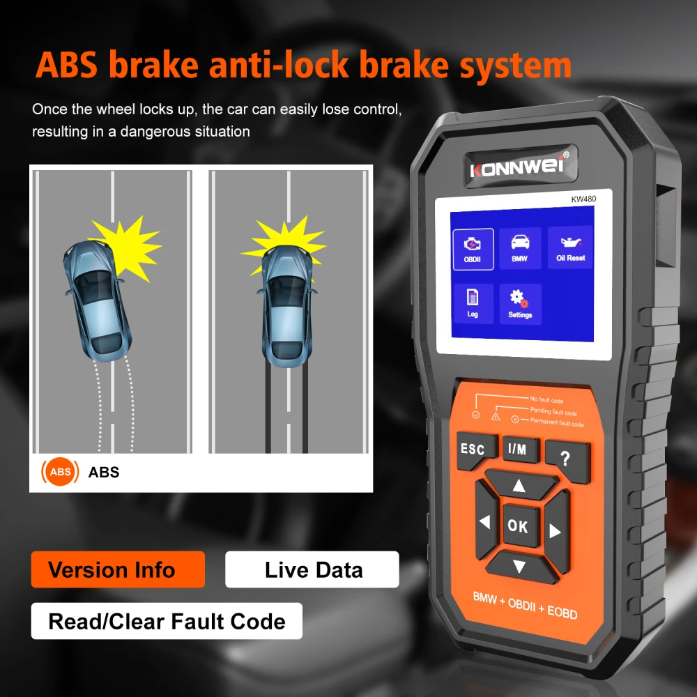 Tester diagnostyczny BMW Konnwei KW480 - OBD2 do BMW