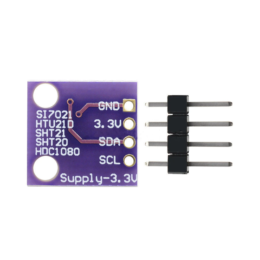 Detalle del Sensor de Temperatura y Humedad para Reemplazo SI7021 HTU21D SHT21 SHT20 HDC1080