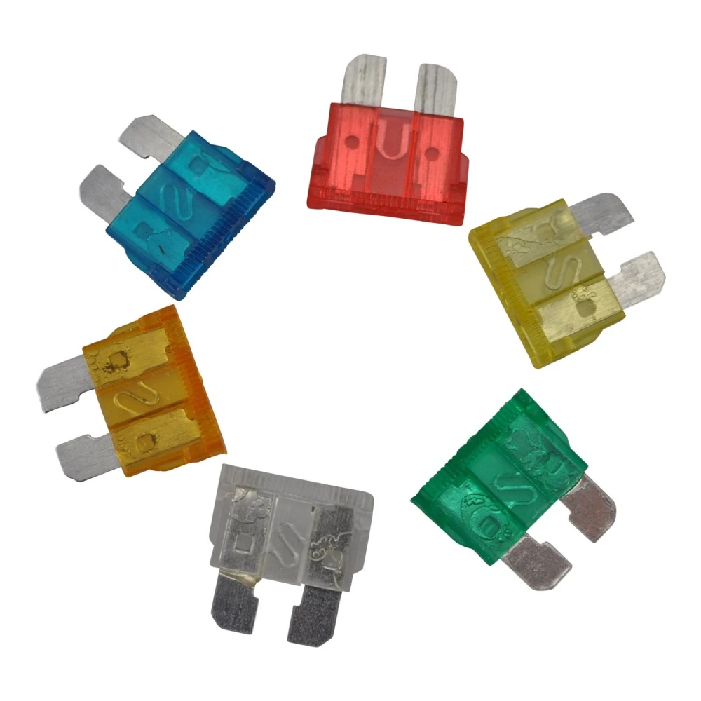 Zestaw bezpieczników samochód motocykl 120 szt. 5A 10A 15A 20A 25A 30A TSX TOOL