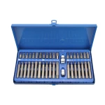 Zestaw 40 bitów Torx i hex 1/2'' 3/8'' do auta