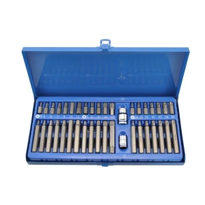 Zestaw 40 bitów Torx i hex 1/2'' 3/8'' do auta