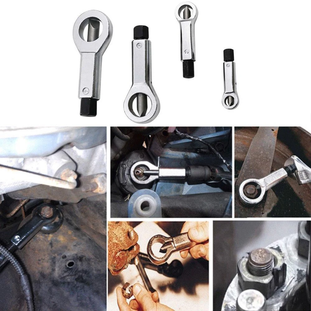 Zestaw 4 szt. ręczny łamacz nakrętek metalowy, rozdzielacz śrub TSX TOOL