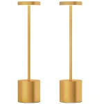 Zestaw przenośnych lamp stołowych LED akumulatorowych z 3 barwami