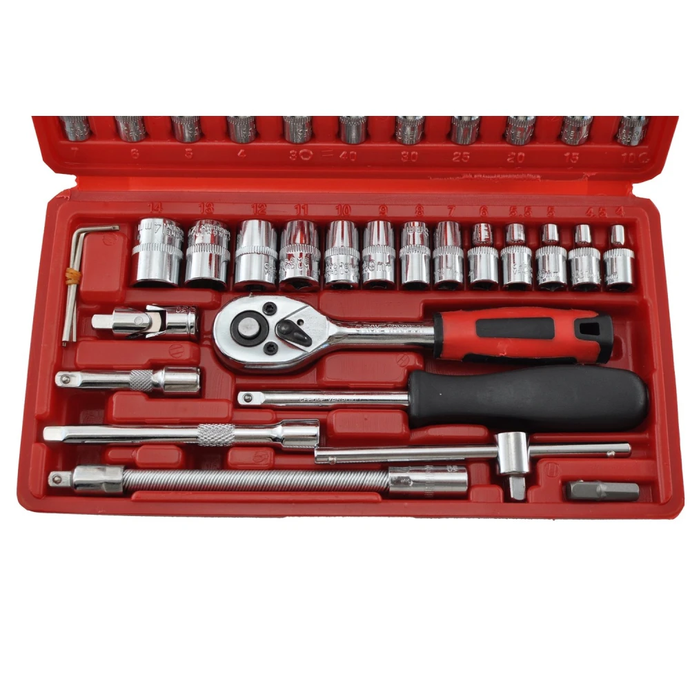 Zestaw nasadek hex 1/4 46 el. TSX TOOL do auta i majsterkowania