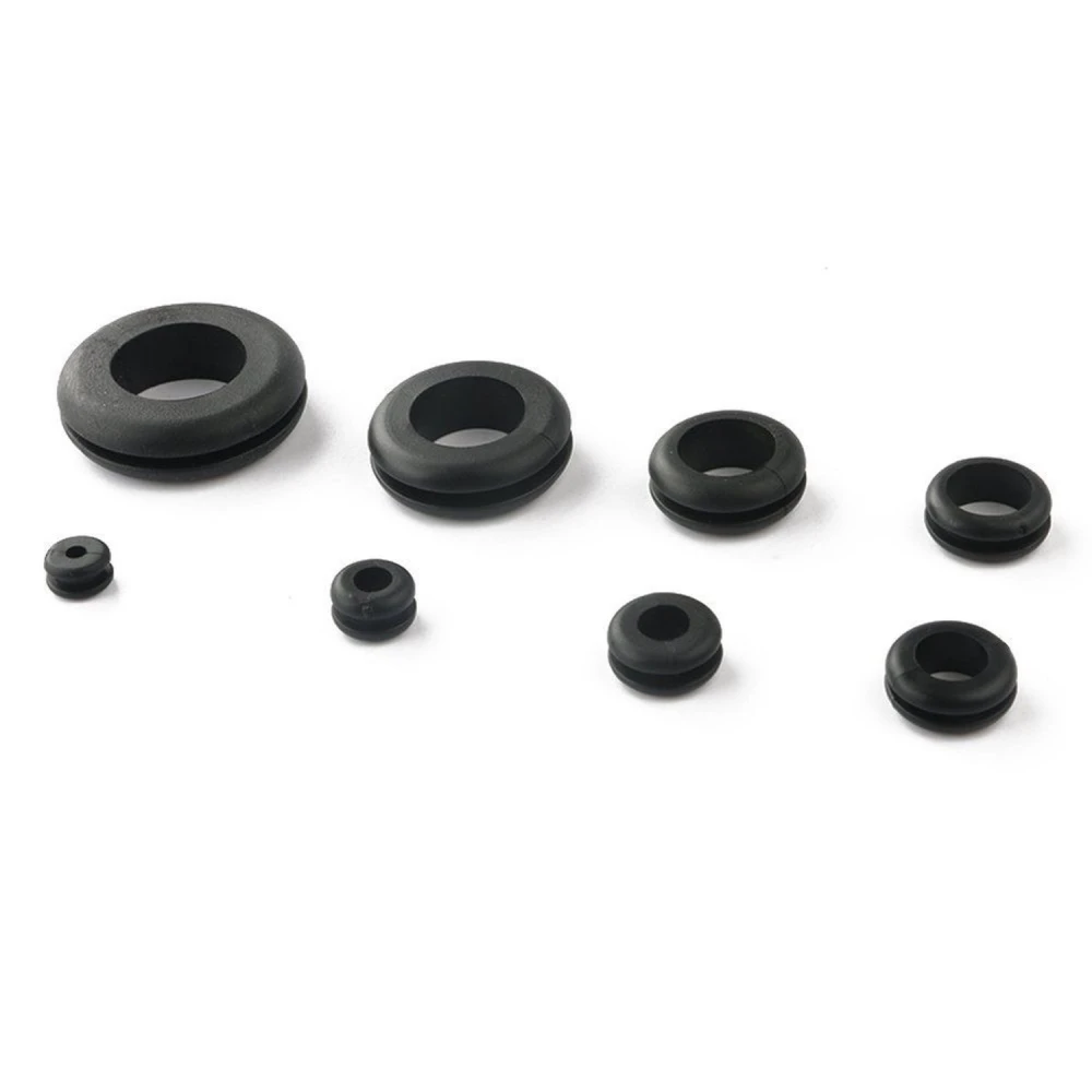 Set completo de pasacables pasamuros 180 unidades para uso en taller automotriz