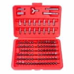 Zestaw bitów do wkrętarki magnetycznych 100 szt. TSX TOOL - Hex i Torx